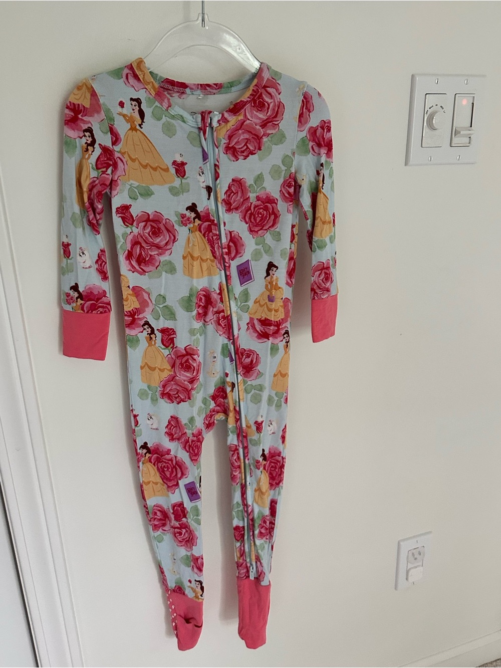 Posh Peanut Zippy Pajamas, Ltd. Princess Belle Edition, size 18-25months